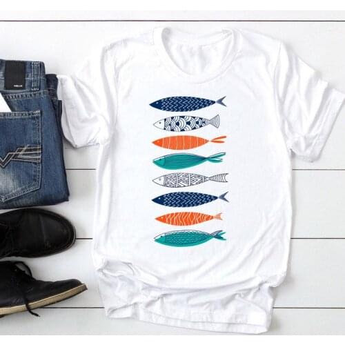 Women Watercolor 90s Animal New Fashion Ladies 90s Cartoon Summer Graphic T Top Lady Print Tee Female Tshirts Clothes T-Shirt