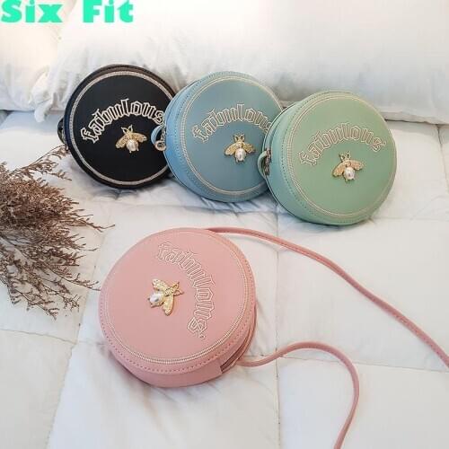 2020 Woman Shoulder Tote Bag Large Capacity Pillow Shape Pu Casual Crossbody Female Bee Pattern Patchwork Pillow Litchi Handbag