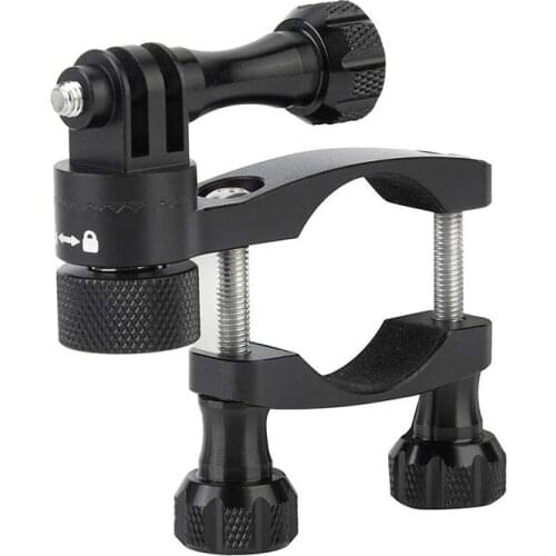 Aluminum Bike Bicycle Holder 360 Swivel Universal Cycling Motorcycle Handle Bar Stand Mount for MTB GoPro Eken Sjcam Yi Camera