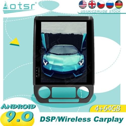 For Ford F150 F250 F350 Raptor 2015 - 2019 Android 9.0 Tesla 64GB ROM PX6 Carplay Car GPS Navigation Multimedia Radio Player