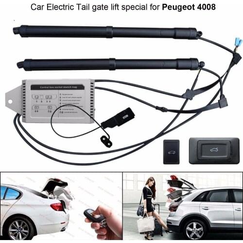 Car Smart Auto Electric Tail Gate Lift for Peugeot 4008 Remote Control Set Height Avoid Pinch With Latch