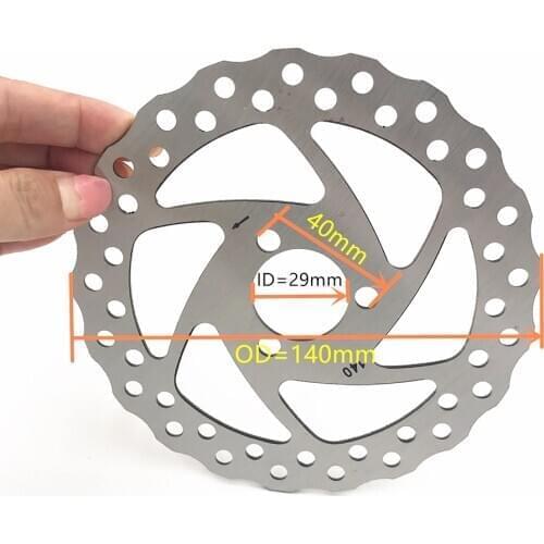 Electric Scooter 140mm Disc Brake Disc 3hole 29mm ID Disc Brake Rotors for Evoking