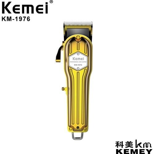 Kemei Professional All Metal Hair Clipper Men Electric Hair Trimmer Fade Hair Cutter Haircut Machine Barber shop KM-1977 KM-1976