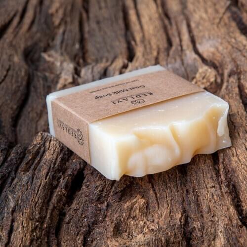 GoaT MiLK SoaP - ReDLaVi 100 g Natural Handmade Soap, Milk Soap, Grade A, Skincare, deep Clean, Pure Natural, Herbal, Vegan