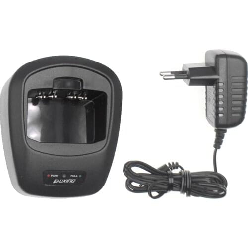 Desktop Charger AC Adapter for Puxing PX-888K PX-UV973 PX-777 PX-328 PX-728 PX-888 VEV-3288S Handheld Transceiver