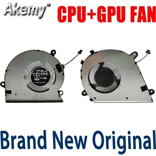 New Laptop cpu gpu cooling fan cooler radiator For Asus Mars 15 VX60 VX60GT K571 X571G F571G GT9750 GTX1650 DC 5V 0.5A