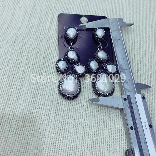 New summer new style set earrings fashion handmade vintage ethnic style exquisite pearl earrings