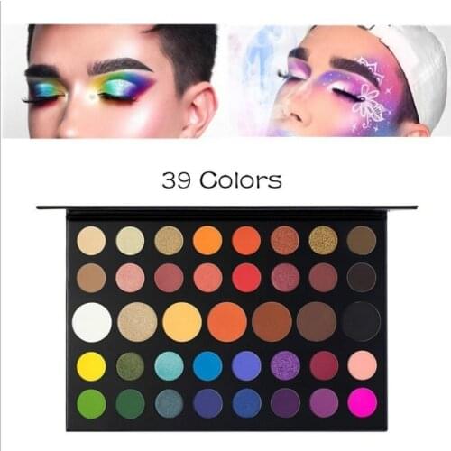 James Charles Nude Shimmer Eyeshadow Palette Makeup 39 Color Nautral Glitter For Face Pigments Eye Shadow Cosmetics Maquillaje
