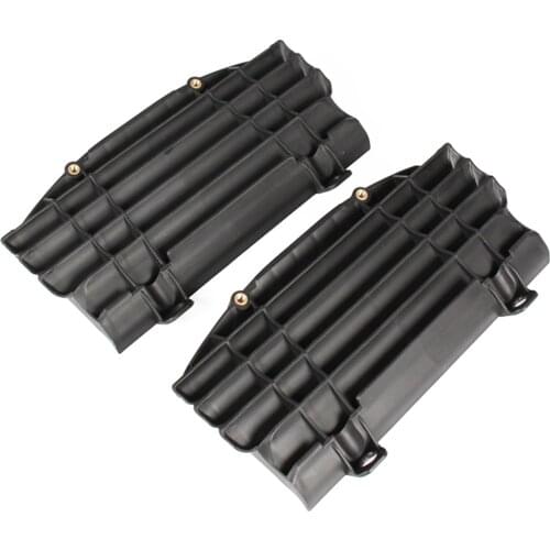 Radiator Black Plastic Shroud Fins Guard For KTM XC-W EXC 125-300 17-18 EXC-F 250/350 17-18 Enduro Motorcycle Free Shipping