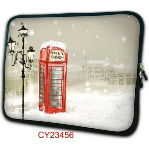 Telephone booth Laptop Bag 13 15 17 14 Inch Funda Portatil 15.6 11.6 13.3 17.3 12 10 Computer Bags Women Sleeve Bag Shell Case