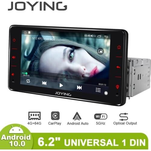 Joying universal Autoradio Android 1 Din Auto Car Radio Central Multimidia TV Digital GPS Carplay Bluetooth Steering Wheel