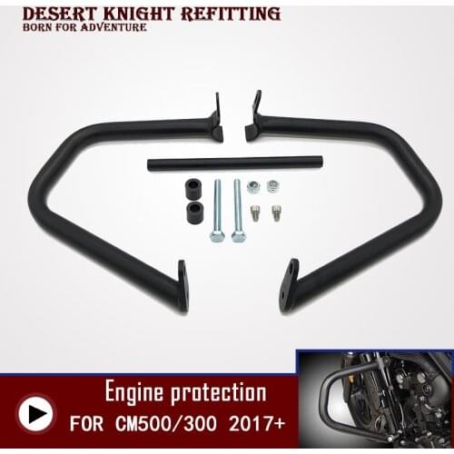 For Honda CMX500 Rebel 500 Highway Engine Guard Crash Bar Bumper Protector For 2017 2020 CMX 500 Rebel 500 300 2018 2019