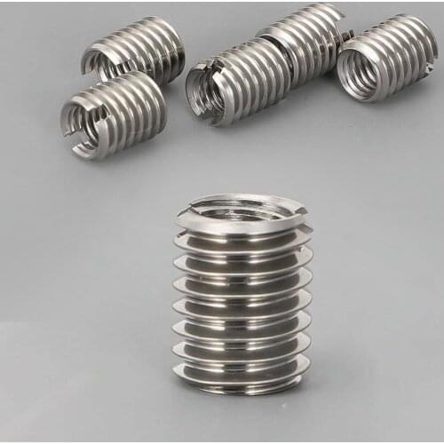 10Pcs/pack Stainless Steel Thread Adapters Convert M8 8mm Male To M6 6mm Female Hardware Fasteners Threaded Reducer Insert