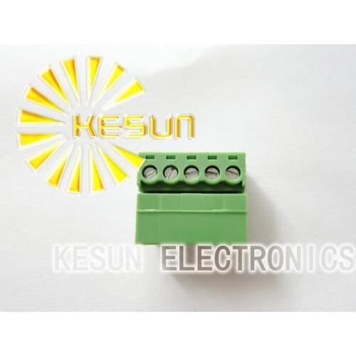 100PCS 2EDGK-3.81-5P + 2EDGR-3.81-5P 2EDGK 2EDGR 5Pin 3.81mm Right Angle Pin Plug-in Screw Terminal Block ROHS