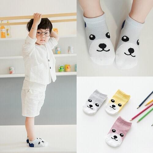 3 Pair/lot Summer Baby Socks1-10 years Cartoon children socks Animal Cotton Kids Socks For boy girl sk146