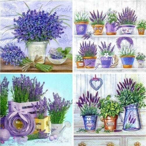 HUACAN Diamond Embroidery Sale Flower Full Square Diamond Painting Lavender Rhinestone Picture 5D DIY Diamond Mosaic