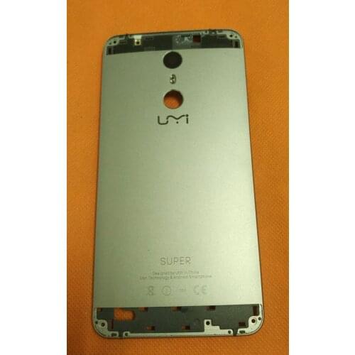 Used Original Protective Battery Case Cover+ camera glass for UMI Super MTK6755 Octa Core 5.5" FHD 1920x1080 Free Shipping