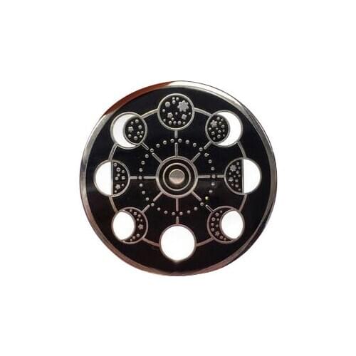 Moon Phases Enamel Pin