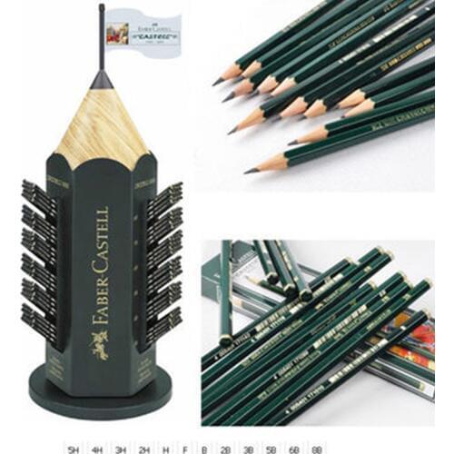 Faber-Castell 9000 Sketch Pencils B/2B/3B/4B/5B/6B/7B/8B/H/2H/3H/4H/5H/6H/F 12/16pcs Wood Pencil Graphite Pencil School Drawing