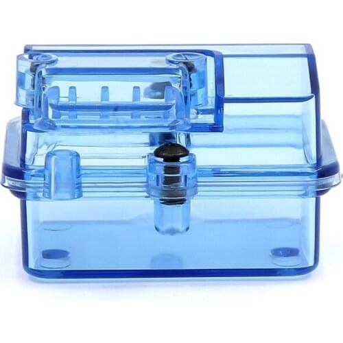 FBIL-Blue Plastic Waterproof Receiver Receiving Box for Huanqi 727 / Slash RC Car Upgrade Parts
