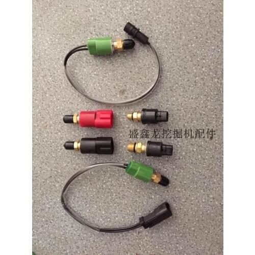 Excavator fittings, pressure switch, pressure sensor