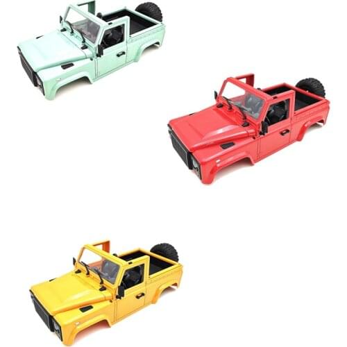 D90 Car Body Shell with Tire for 1/12 MN D90 D91 D99 MN45 MN90 MN99S RC Car Parts Accessories