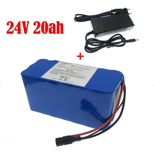 Laudation 24V Battery 24V20ah Battery Pack 7S4P 21700 Lithium Battery Pack For Electric Bicycle Built-in 25A Bms With 2A Charger