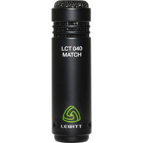 Lewitt LCT 040 MATCH Microphone use for acoustic guitar and drum recordings Durable and light aluminum housing
