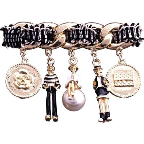 Fashion brooch breastpin Order of Merit college army rank metal badges applique patches for clothing EE-2672