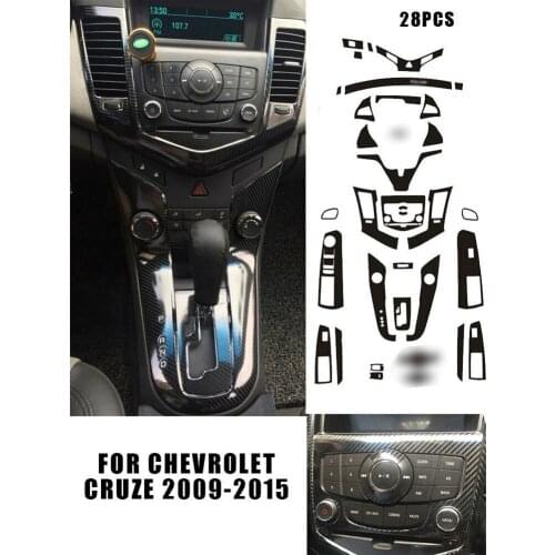 28pcs Car Interior Trim Cover For Chevrolet Cruze 2009-2015 Interior High Quality