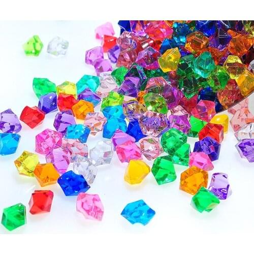Wholesale 22 Colors 14mm 850pcs Acrylic Irregular Geometry Jewelry Beads Ornament Accessories Garment DIY