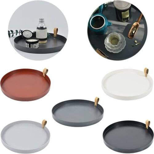 Simple Storage Tray Portable Home Bedroom Table Dresser Perfume Kitchen Organizer