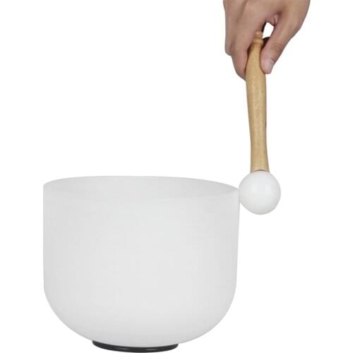 Rubber Mallet Stick Beater For Crystal Singing Bowl Professional Buddha Sound Bowl Striker With Rubber Ring Yoga Meditation