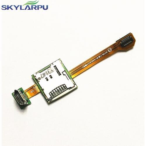 Skylarpu PCB w miniUSB & microSD holder for Garmin Edge 1000, Edge EXPLORE 1000, Approach G8 Repair replacement Free shipping