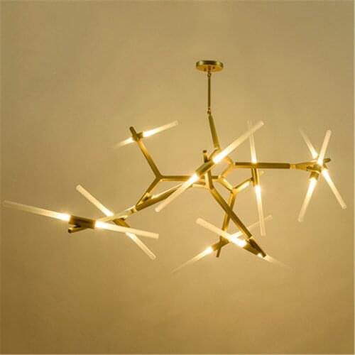 Modern LED Chandelier Indoor Home Lighting Creative Design Hotel Lobby Guest Room Living Room Bedroom Decoration/AC 220V