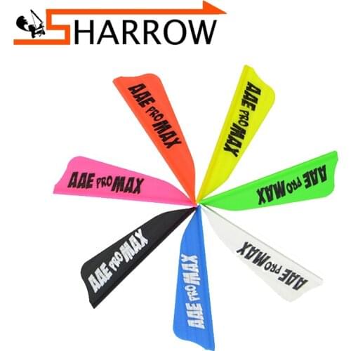 60pcs Archery Arrow Feather 1.75" Rubber Feather Fletching 8 Colors Archery Arrow Accessory
