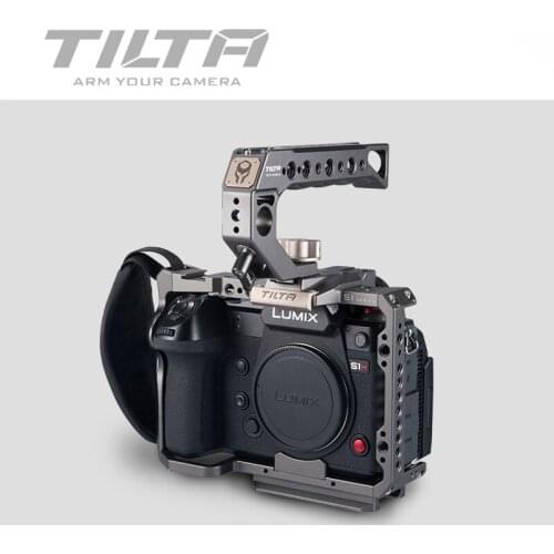Tilta TA-T38-A-G FOR PANASONIC S1H S1 S1R camera DSLR rig CAGE Top handle S1 series armor cage vs smallrig