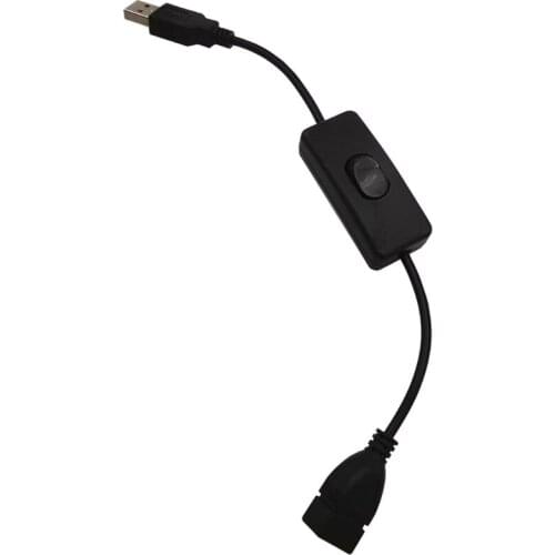 Only for Charging USB 2.0 Male to Female Extension Cable with On/Off Switch for USB Fan Desk Lamp Charger LED Light Strips G6DD