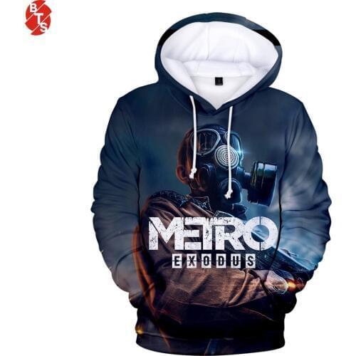 Metro Exodus 3D Printed Hoodies Women/Men Fashion Long Sleeve Hooded Sweatshirts 2019 Hot Sale Casual Streetwear Clothes