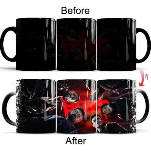 Tv show the boys Mugs 350ml Changing Color Ceramic Coffee Tea magic Mug Cup Heat Sensitive travel tea mugs and cups