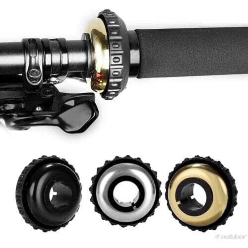 Bicycle Bell MTB Road Bike Super Ring Copper Bell Hidden Handlebar Turn Bell L69F