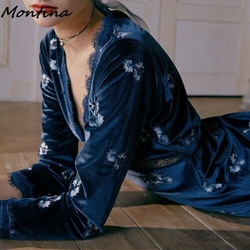 Womens Nightgown Sleepwear Night Dress Long Nightgown Velvet Long Sleeve Sexy Lingerie Plus Size Women Nightwear Lingerie Dress