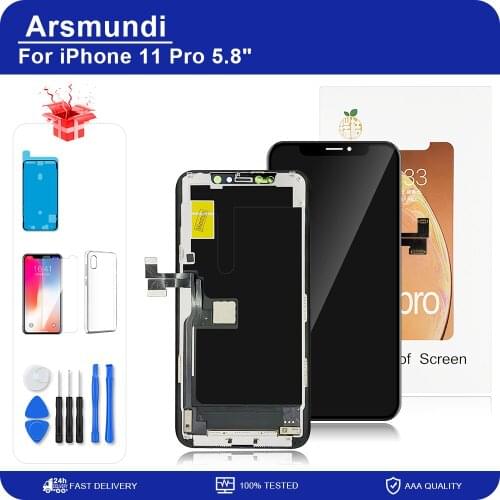 RJ Incell Screen For iPhone 11Pro 5.8" LCD Display Touch Screen Digitizer Assembly No Dead Pixel Replacement LCDs + Gifts