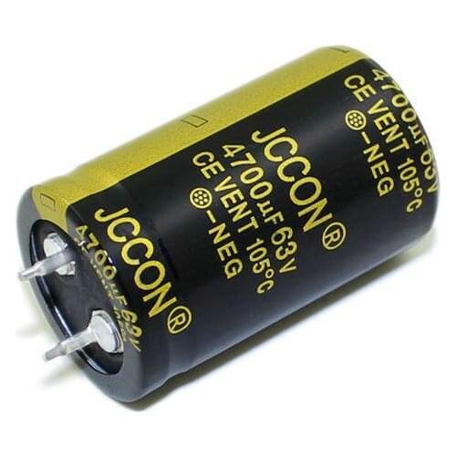 JCCON Horn Aluminum Electrolytic Capacitor 63v4700uf Volume 25*40 Audio Amplifier Audio