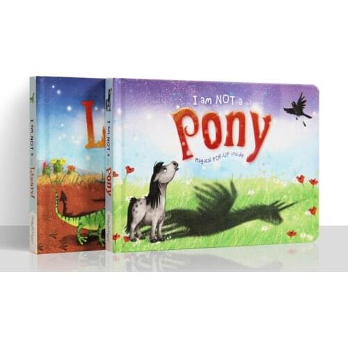 2-6 year 2 book/set I am not a... Childrens English Picture books Three dimensional book of Children enlightenment cognition