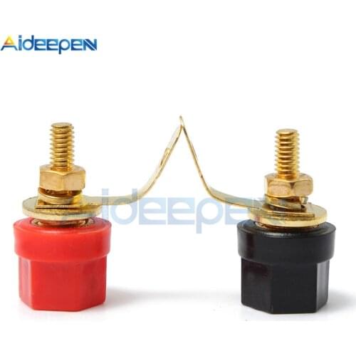 5Pairs 10PCS JS-910B 4mm Banana Plug Jack Socket Female Binding Post For Speaker Audio Terminals Splice