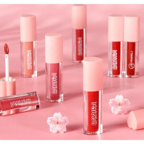 11 Colors Velvet Matte Lip Glaze Lasting Waterproof Lip Gloss Easy-to-color Non-stick Cup Liquid Lipstick Sexy Cosmetics TSLM2