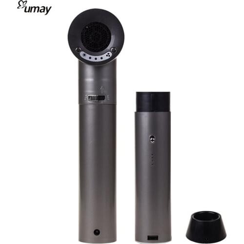 Wireless Hair Dryer with Lithium Rechargeable Blower Hot Wind and Cold Wind for Art Painting Travel Outdoor Camping Baby