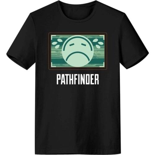 Apex Legends PATHFINDER Print T-shirt Adult Summer Balck Cotton Tshirt Tee