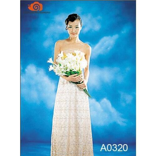 Customized 10x10ft hand painted blues muslin photography backdrops A0320 muslin background for photo studio fast shipping